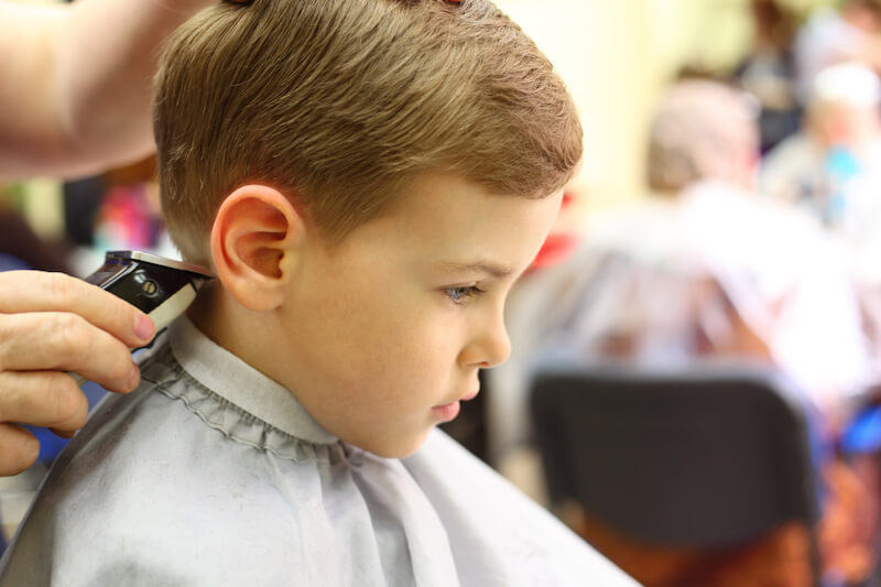 children's hair cut